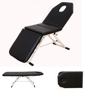 Lit de <span class=keywords><strong>massage</strong></span> pliable en métal/fer réglable de haute qualité pour les salons de beauté et les traitements de spa - Product Image 4