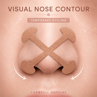 Bandes nasales hypoallergéniques en forme d'haltère élastique (tissu non tissé) pour la correction et le remodelage du nez