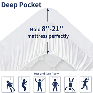 Cubrecolchón Acolchado al por Mayor, Relleno Alternativo <span class=keywords><strong>de</strong></span> Plumón Suave, Cubrecolchón Blanco, Uso Doméstico y Hotelero, Lavable <span class=keywords><strong>a</strong></span> Máquina - Product Image 6