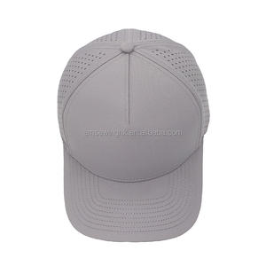 Gorras de Béisbol de Alta Calidad, 100% Poliéster Oxford, Diseño de 5 Paneles, Personalizables, Ajustables, Color Sólido con Puntos - Product Image 6
