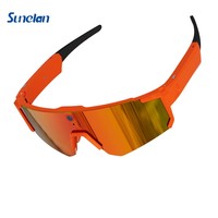 Kacamata Kamera Olahraga Sunelan 32MP Foto 1200P Video Asisten Suara Terjemahan Slider Sentuh Bingkai TR Warna Kustom Grosir