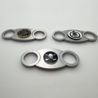 Cutter à cigares en métal de luxe Sclier, personnalisé, de haute qualité, en acier inoxydable et zinc, avec impression d'étiquettes, ensemble premium parfait