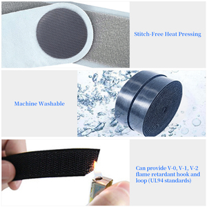 Nastro a strappo per abbigliamento per animali domestici, nero, bianco e colorato, 20mm 25mm 30mm, velcro - Product Image 3