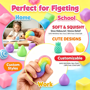 Juguete Antiestrés de Goma Ultra Suave con Forma de Barra de Mantequilla, el Favorito de las Celebridades de Internet, Juguete para Apretar de Lenta Recuperación para Niñas y Niños - Product Image 4