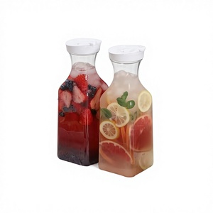 Bouteille d'eau réutilisable en plastique durable, grande capacité, anti-fuite, sans BPA, avec couvercle à rabat pour boire directement - Product Image 5