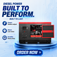 Groupe électrogène diesel économique 30 kVA, monophasé/triphasé, générateur diesel 24 kW pour chantiers de construction isolés