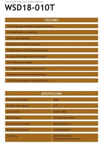 Espresso Máy pha cà phê Maker xách tay hoàn toàn tự động lập trình Cappuccino điện hộ gia đình 15bar áp lực nhôm - Product Image 5