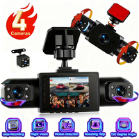 Cámara DVR para Auto de 2 Pulgadas y 1080P con Cuatro Lentes (Y107) en Venta Inmediata. Incluye cámaras interiores izquierda, interior derecha y trasera de 480P