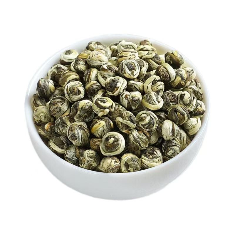 Chinese Supplier's Natural Jasmine Pearls Green Tea Blooming Tea with Private Label