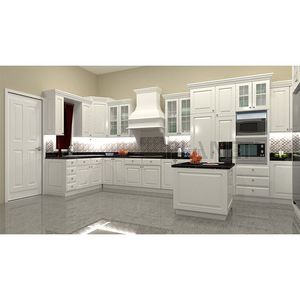 Offre Spéciale cuisine entrée de données maison emplois en ligne matériel de cuisine Style moderne personnalisé blanc armoire de cuisine armoire de rangement - Product Image 4