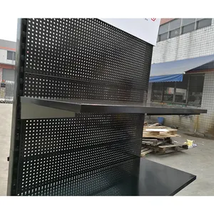 Custom Metal Perforated Hook Electrical Tools Display Rack Hardware Shops Power Tool Pegboard Stand