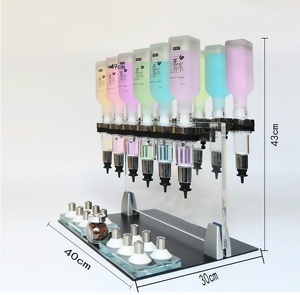 Bộ trưng bày nước hoa chuyên nghiệp <span class=keywords><strong>2025</strong></span>, tự động nạp lại, 12 chai, giá đỡ acrylic, dùng cho khách sạn, quán bar - Product Image 5