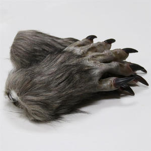 Loup-<span class=keywords><strong>garou</strong></span> griffe Halloween jeu de rôle gants effrayants Festival loup Cosplay Latex horrible Costume accessoires accessoires - Product Image 2