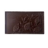 Barre de chocolat noir 46% 55% au beurre de cacao pur, bonbons au chocolat saveur lait quotidienne, collation chocolatée 50g, emballée individuellement