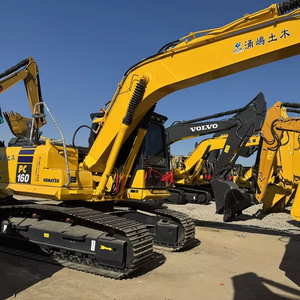 Excavadora Komatsu 160 usada, 16 toneladas, componentes de núcleo de motor originales, motor de rodamiento, 1 año de garantía - Product Image 3