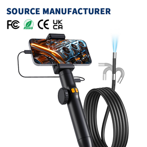 Endoscope industriel bidirectionnel 6 mm, 6 LED, étanche, pour la réparation de machines automobiles, mécaniciens, techniciens - Product Image 1