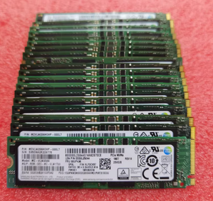 二手 M.2 NV-Me NG-FF 笔记本电脑固态硬盘 128G/256G/512G/1TB 原装拆机 256GB SSD - Product Image 1