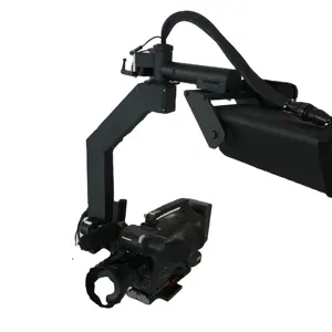 Nsh-Broadcast Tv Filmen Driehoek Jimmy Camera Crane Jib 10M Met 2 As Gemotoriseerde Pan Tilt Kop