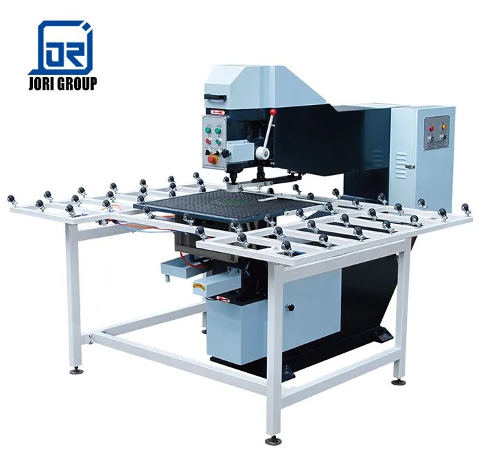 High precision glass drilling machinery used to make a hole in glass