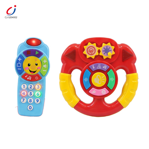 Juguete de Teléfono Móvil para Bebés Chengji, Educación Temprana, Música y Luces, Volante Simulado Multifuncional, Funciona con Pilas - Product Image 1