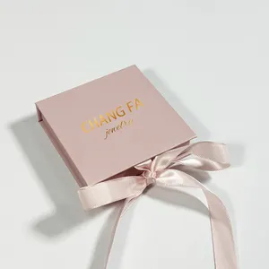 하이 퀄리티 단단한 팔찌 핑크 '골판지 포장 마그네틱 보석 상자 도매 제조 업체 중국에서