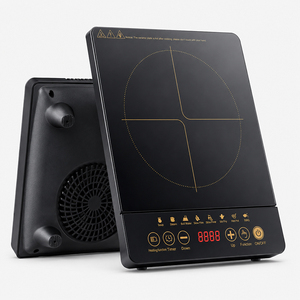 Cocina <span class=keywords><strong>de</strong></span> Inducción Portátil 1500W 3 <span class=keywords><strong>en</strong></span> 1, Wok, Olla Eléctrica, Vaporera, Sensor Táctil Inteligente con Temporizador y Bloqueo para Niños KI02010 - Product Image 2