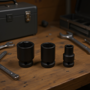 Jeu de clés à douille Fervi Impact, 3 pièces, métriques, à embout hexagonal - Product Image 3