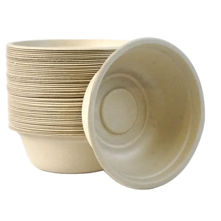 Factory Hot Sale Cheap High Quality Biodegradable Round Bowls Disposable Sugar Cane Pulp Bowl