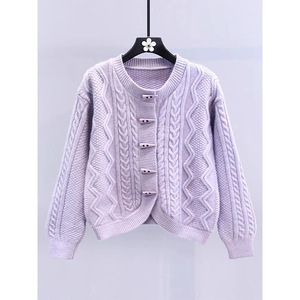 Nuovo Arrivo: Maglione Casual Multicolore con Collo Tondo per Donna, Taglie Forti, Personalizzabile, Stile Comodo per l'Inverno - Product Image 4