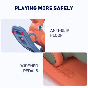 Eco-Friendly Children Ride Stable Toy Baby Girls Plastic Rocking Horse - Product Image 5