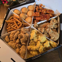 Boîte à emporter pour poulet frit et frites, boîte à emporter pour la restauration rapide, boîte personnalisée