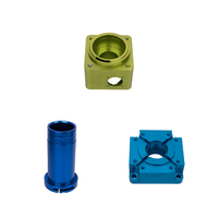 Composant clé d'axe arrière de vélo usiné CNC en alliage d'aluminium 3/4/5 axes, précision 0,01-0,05 mm, surface anodisée