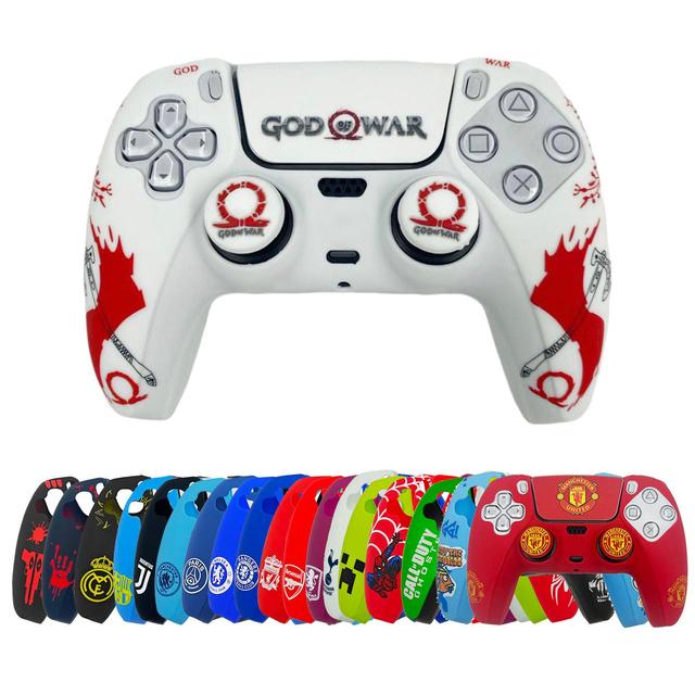 Video Game Design Full Color Print Silicone Skin Protective Grip Cover Case for playstation 5 PS5 Dualsense Game Controller