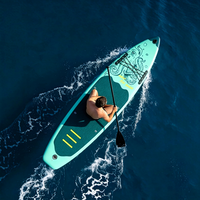 Planche à pagaie gonflable personnalisée SUP tout usage 335x84x15cm, double couche PVC EVA pour adultes débutants et avancés, utilisation pour la pagaie et le surf
