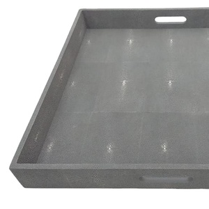 Plateau carré en shagreen brossé personnalisé DAPHOCO modèle 012L, qualité commerciale, motif abstrait, rectangulaire, pour la restauration - Product Image 1