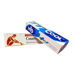 Baume analgésique crème Counterpain 120g, classe I, sûr, froid/chaud, soulagement de l'arthrite, douleurs articulaires/musculaires/dos/cou, pansement médical - Product Image 2