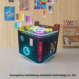 Jeu <span class=keywords><strong>de</strong></span> <span class=keywords><strong>société</strong></span> Whack-a-Mole à monnayeur pour un joueur, en métal, pour enfants <span class=keywords><strong>de</strong></span> plus <span class=keywords><strong>de</strong></span> 3 ans - Product Image 5