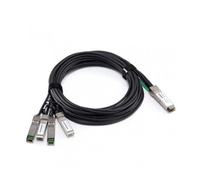 Câble DAC QSFP + 40G avec émetteurs-récepteurs à fibres optiques 1/3/5/7M avec 4x10G SFP utilisé pour le réseau FTTH/IP
