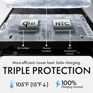Lisen Nuevo <span class=keywords><strong>Cargador</strong></span> Inalámbrico Magnético Qi2 de 15W con Carga Rápida, Batería Externa <span class=keywords><strong>para</strong></span> Uso con Teléfonos Móviles Inteligentes iPhone 17 16 15 Pro Max - Product Image 4