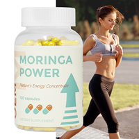 Kapsul Ekstrak Daun Moringa Dewasa Antioksidan Kesehatan Harian Pendukung Tidur Pendukung Energi & Pencernaan Suplemen Nutrisi