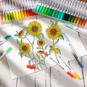 Rotuladores de Punta Doble Personalizados, Rotuladores de Acuarela para Colorear y Dibujar - Product Image 3