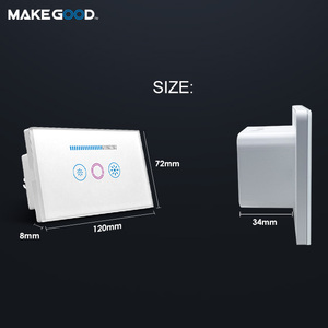 RGB đèn nền thông minh Wifi Dimmer chuyển Alexa Google nhà cảm ứng tường chuyển tuya AU/chúng tôi RCM trailing cạnh mờ chuyển đổi ánh sáng - Product Image 5