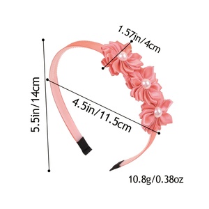 إكسسوارات شعر كورية للأطفال، 5 قطع/كيس، عصابات رأس لؤلؤية وزهرية جميلة للبنات الصغيرات، موديل <span class=keywords><strong>2026</strong></span> - Product Image 2