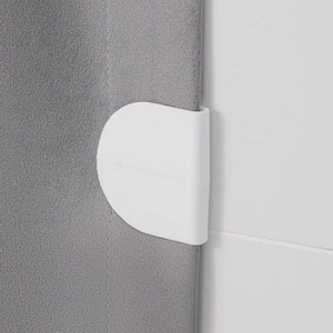 Shower Room Retaining Clip Splash Guard Retainer Clips <b>Curtain</b> Return Rack Bathroom Clips - Product Image 4