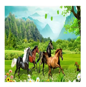 Carta <span class=keywords><strong>da</strong></span> parati personalizzata di qualsiasi dimensione 3d Peel And Stick murales Horse Grass Home Hotel sfondo murale divano <span class=keywords><strong>da</strong></span> <span class=keywords><strong>parete</strong></span> Tv <span class=keywords><strong>adesivi</strong></span> murali - Product Image 1