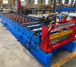 Macchina per la Formatura di <span class=keywords><strong>Tegole</strong></span> Met <span class=keywords><strong>Coppo</strong></span> Popolare in Europa, Macchina per la Produzione di Lamiere per Tetti a Gradini - Product Image 2