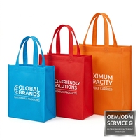 Bolsa de Compras Reutilizable Ecológica con Asa de Lazo, Color Gris, con Logotipo Personalizado, Correa Amarilla, para Supermercado y Exposiciones, 10-15 kg