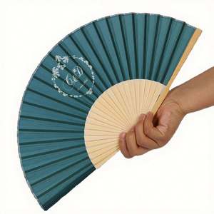 Éventail plat en bambou de 21 cm, personnalisé, sculpté, pliable, artisanat en bambou, écologique, vente en gros - Product Image 3