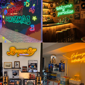 免费设计紫外印刷定制公司标志水烟霓虹灯发光二极管霓虹灯水烟酒吧窗户装饰烟雾店墙壁装饰 - Product Image 5