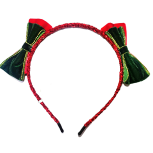 Pinza para el pelo de ciervo y corazón peludo para niño, accesorios para el cabello de lana con temática navideña, para invierno y Año Nuevo - Product Image 3